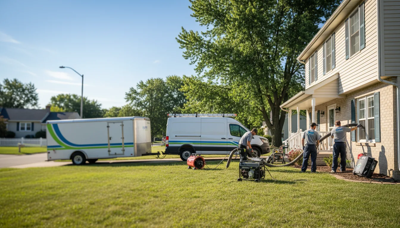 Flooded Basement Restoration And Cleanup With Repair in Bergman, AR near me
